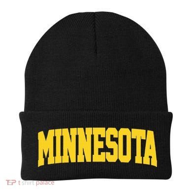 Minnesota Maroon Gold Throwback Beanie