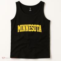 Minnesota Maroon Gold Throwback Tank Top thumb 2