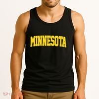 Minnesota Maroon Gold Throwback Tank Top thumb 3