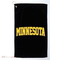 Minnesota Maroon Gold Throwback Golf Towel thumb 0