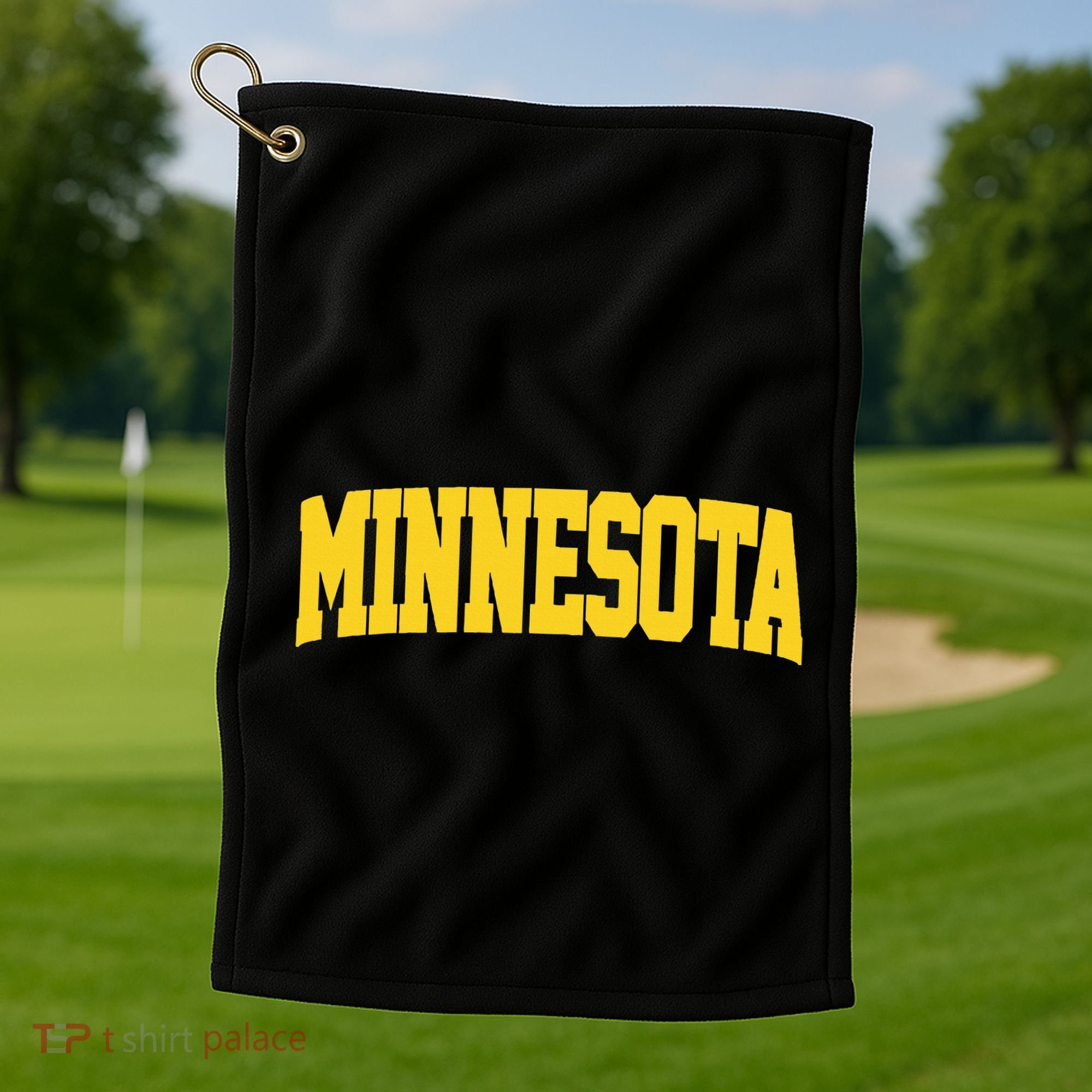 Minnesota Maroon Gold Throwback Golf Towel