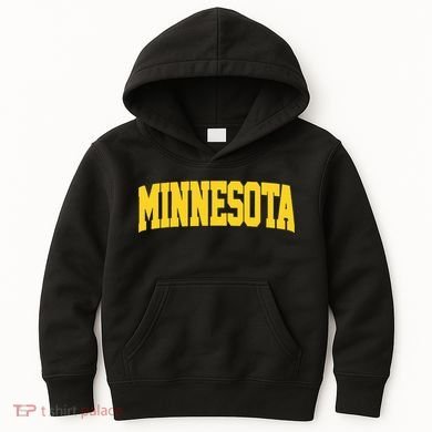 Minnesota Maroon Gold Throwback Kids Hoodie