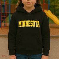 Minnesota Maroon Gold Throwback Kids Hoodie thumb 3