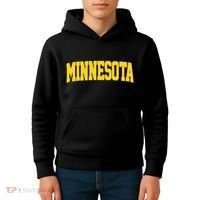 Minnesota Maroon Gold Throwback Kids Hoodie thumb 4
