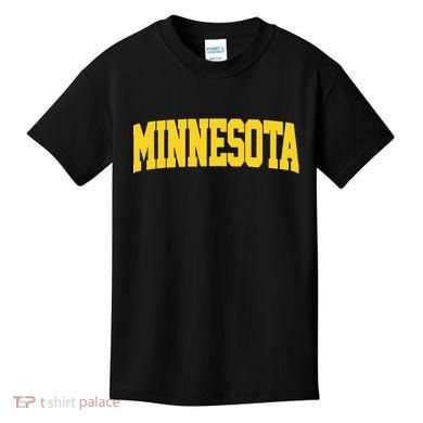 Minnesota Maroon Gold Throwback Kids T-Shirt