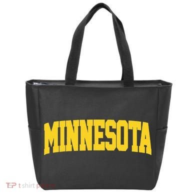 Minnesota Maroon Gold Throwback Tote Bag