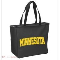 Minnesota Maroon Gold Throwback Tote Bag thumb 2