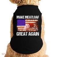Make Meatloaf Great Again Funny Chef Usa Flag Gift Doggie Tank thumb 0