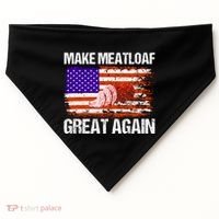 Make Meatloaf Great Again Funny Chef Usa Flag Gift USA-Made Doggie Bandana thumb 0