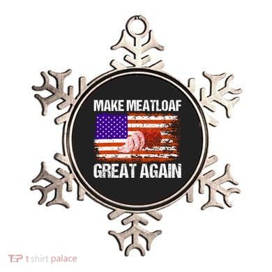 Make Meatloaf Great Again Funny Chef Usa Flag Gift Ornament