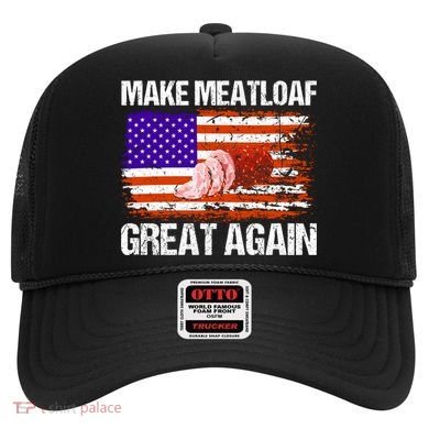 Make Meatloaf Great Again Funny Chef Usa Flag Gift Hat