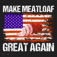 Make Meatloaf Great Again Funny Chef Usa Flag Gift Hat thumb 2