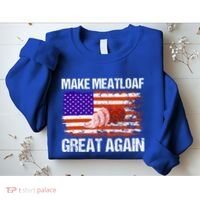 Make Meatloaf Great Again Funny Chef Usa Flag Gift Sweatshirt thumb 2