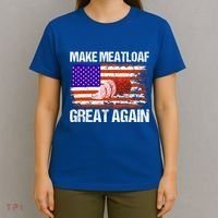 Make Meatloaf Great Again Funny Chef Usa Flag Gift T-Shirt thumb 4