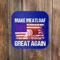 Make Meatloaf Great Again Funny Chef Usa Flag Gift Coaster thumb 0