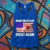 Make Meatloaf Great Again Funny Chef Usa Flag Gift Women's Tank Top thumb 3