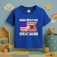 Make Meatloaf Great Again Funny Chef Usa Flag Gift Toddler T-Shirt thumb 3