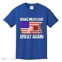 Make Meatloaf Great Again Funny Chef Usa Flag Gift Kids T-Shirt thumb 0