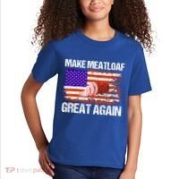 Make Meatloaf Great Again Funny Chef Usa Flag Gift Kids T-Shirt thumb 2