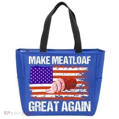 Make Meatloaf Great Again Funny Chef Usa Flag Gift Tote Bag