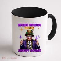 Make Mardi Gras Great Again Funny Mardi Gras Trump Gift Coffee Mug thumb 1