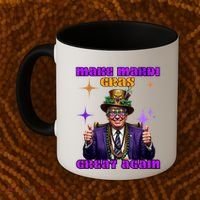 Make Mardi Gras Great Again Funny Mardi Gras Trump Gift Coffee Mug thumb 2