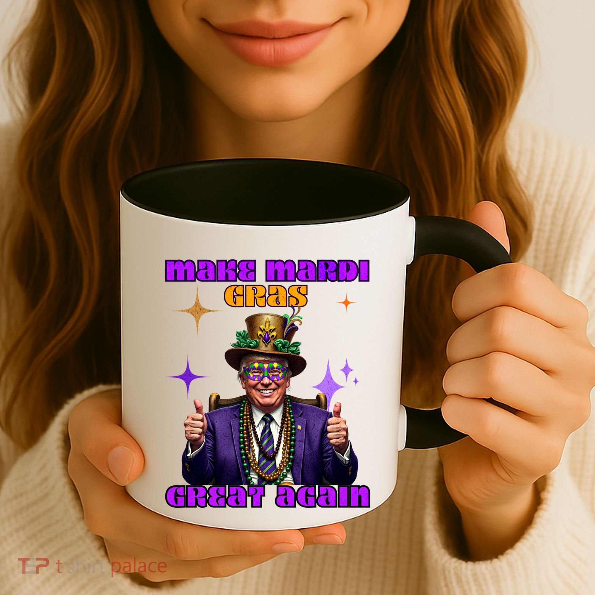 Make Mardi Gras Great Again Funny Mardi Gras Trump Gift Coffee Mug