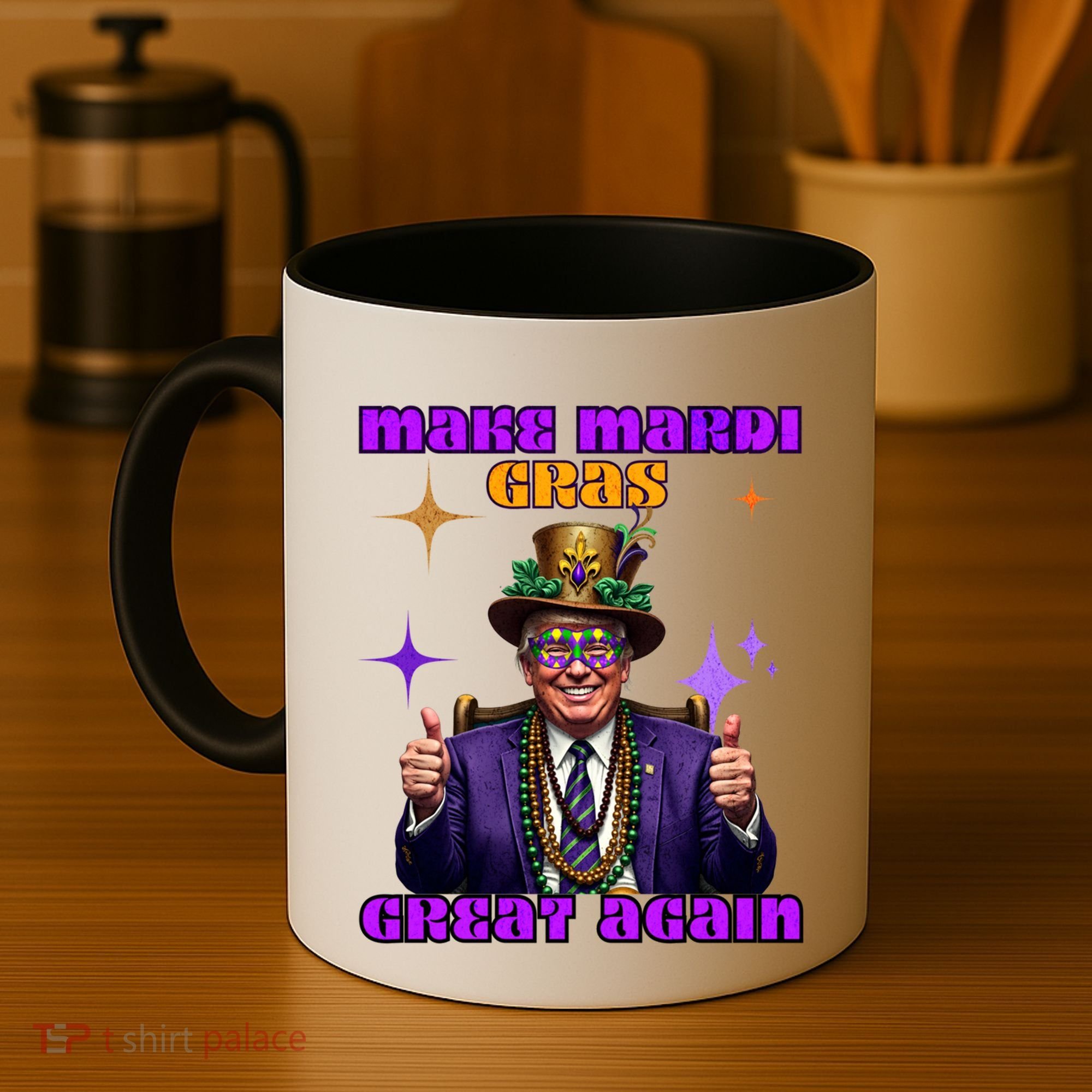 Make Mardi Gras Great Again Funny Mardi Gras Trump Gift Coffee Mug