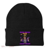 Make Mardi Gras Great Again Funny Mardi Gras Trump Gift Beanie thumb 0