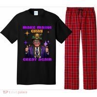 Make Mardi Gras Great Again Funny Mardi Gras Trump Gift Pajama Set thumb 0