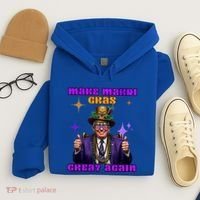 Make Mardi Gras Great Again Funny Mardi Gras Trump Gift Hoodie thumb 4