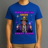 Make Mardi Gras Great Again Funny Mardi Gras Trump Gift T-Shirt thumb 3