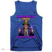 Make Mardi Gras Great Again Funny Mardi Gras Trump Gift Tank Top thumb 0