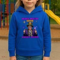 Make Mardi Gras Great Again Funny Mardi Gras Trump Gift Kids Hoodie thumb 3