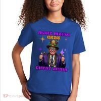 Make Mardi Gras Great Again Funny Mardi Gras Trump Gift Kids T-Shirt thumb 2