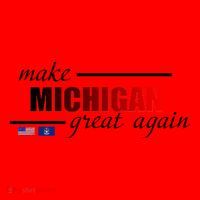 Make Michigan Great Again Santa Hat thumb 1