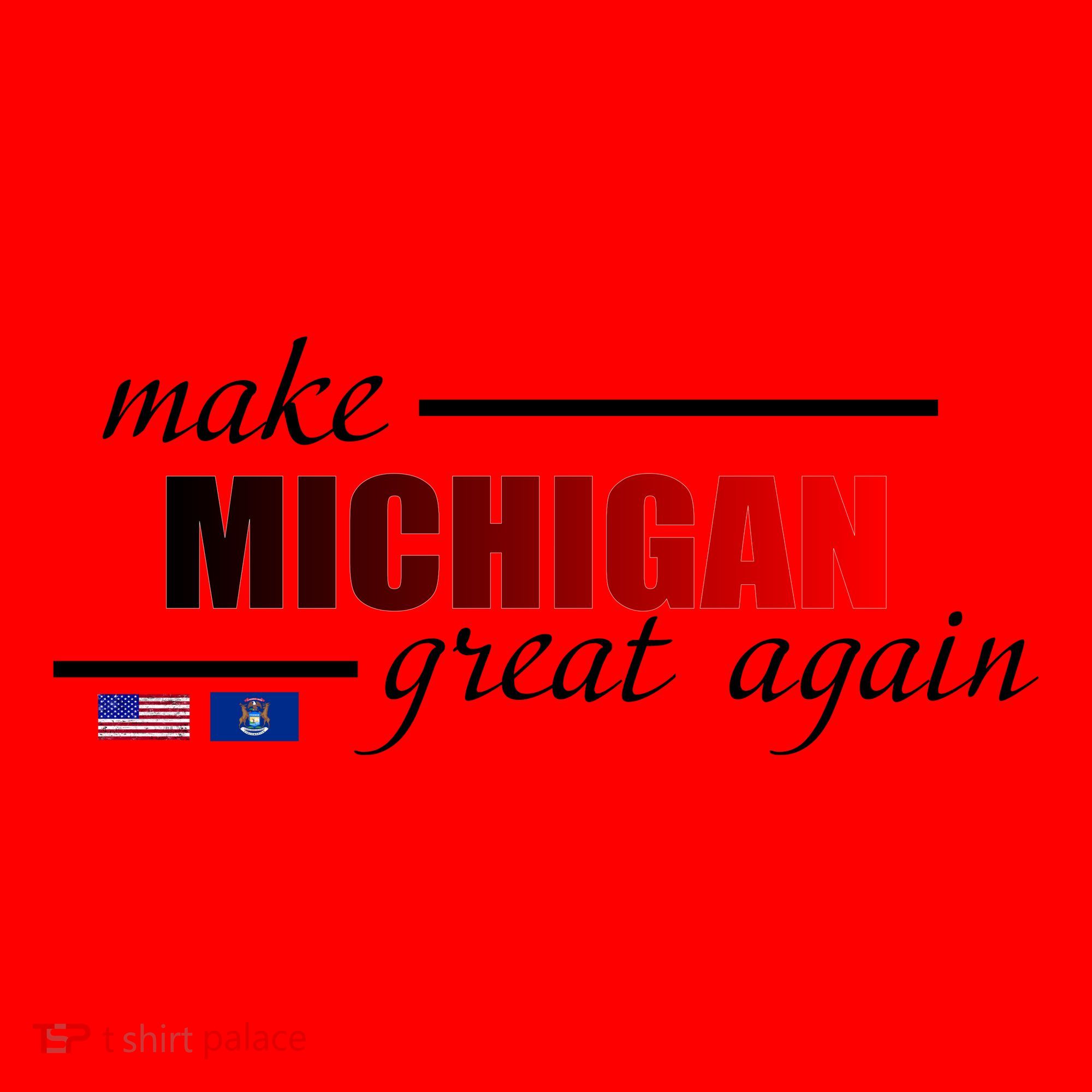 Make Michigan Great Again Santa Hat