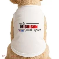 Make Michigan Great Again Doggie Tank thumb 0