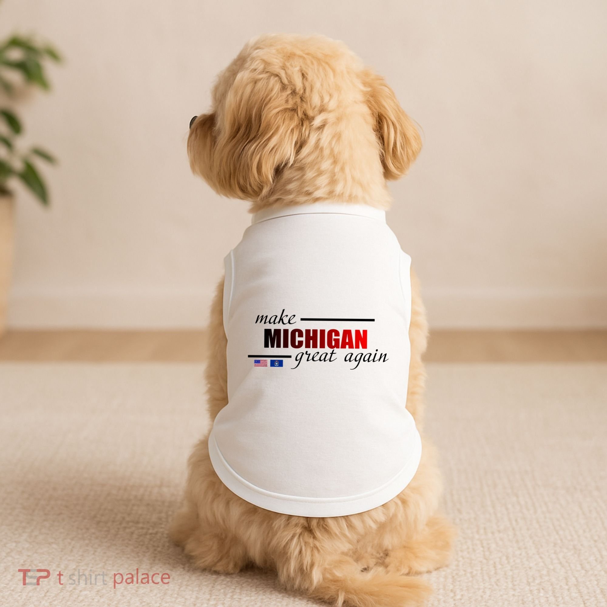 Make Michigan Great Again Doggie Tank