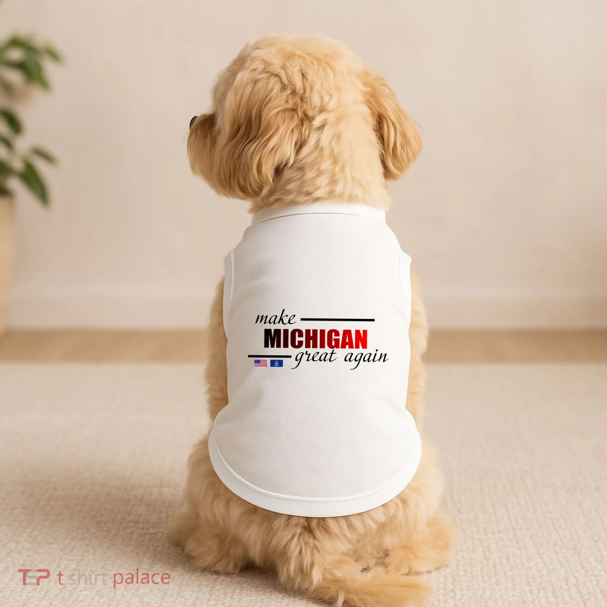 Make Michigan Great Again Doggie Tank