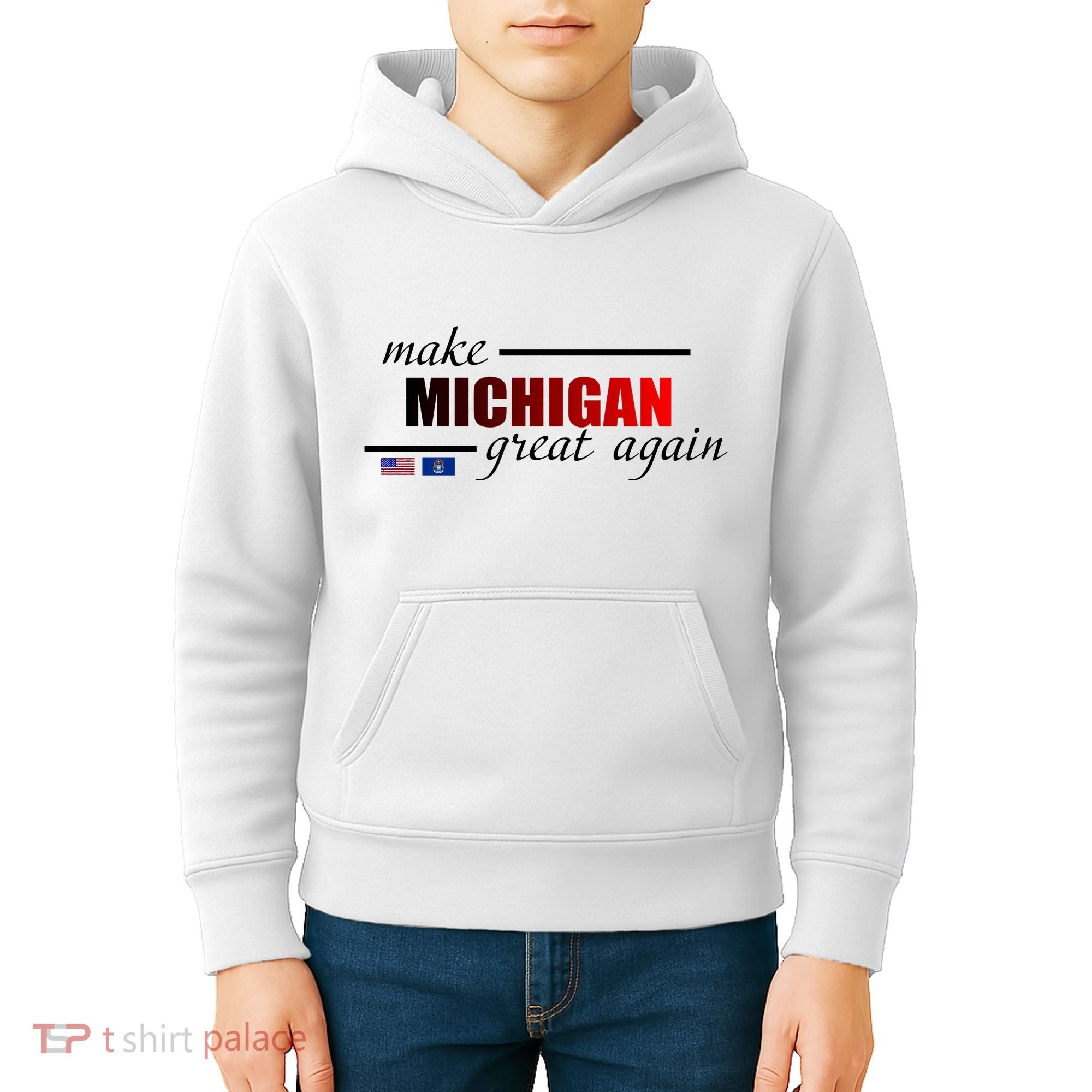 Make Michigan Great Again Kids Hoodie