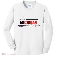 Make Michigan Great Again Kids Long Sleeve Shirt thumb 0