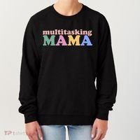 Multitasking Mama Gift For Mom Women's Sweatshirt thumb 0