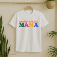 Multitasking Mama Gift For Mom T-Shirt thumb 2