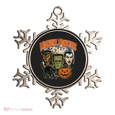 Midnight Monsters Halloween Graphic Classic Creatures Ornament
