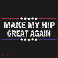 Make My Hip Great Again Funny Surgery Injury Recovery Women's Hoodie thumb 2