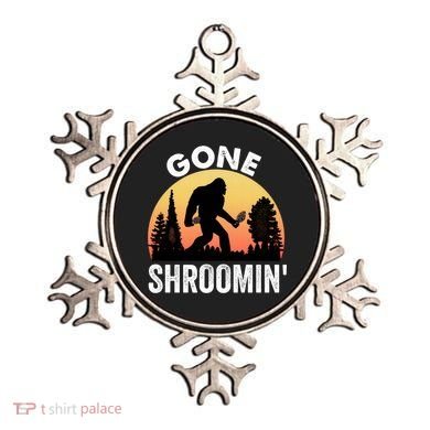 Morel Mushroom Hunter Gone Shroomin Funny Sasquatch Foraging Gift Ornament