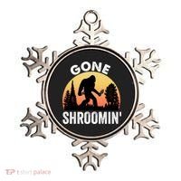 Morel Mushroom Hunter Gone Shroomin Funny Sasquatch Foraging Gift Ornament thumb 0