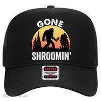 Morel Mushroom Hunter Gone Shroomin Funny Sasquatch Foraging Gift Hat thumb 0