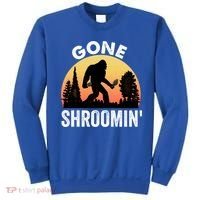 Morel Mushroom Hunter Gone Shroomin Funny Sasquatch Foraging Gift Sweatshirt thumb 0